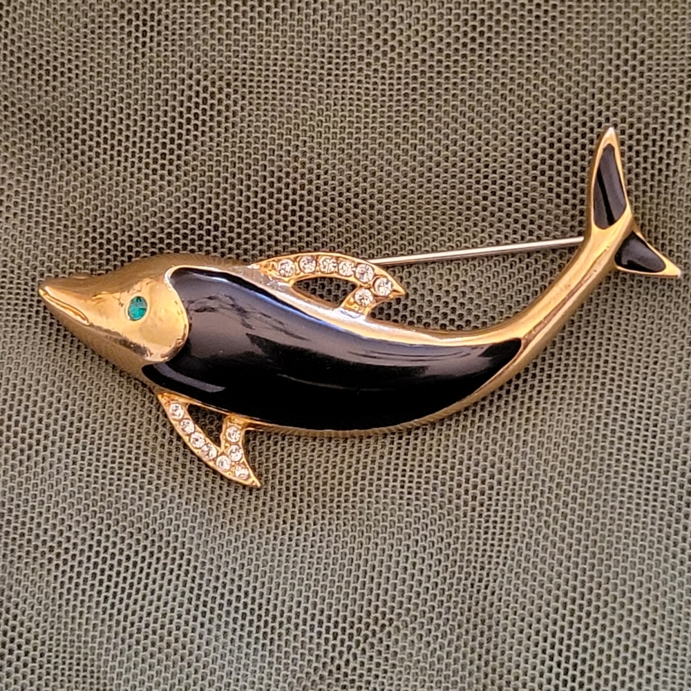 Dolphin Brooch